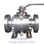 3 pieces Reduce Ball Valve Forged steel Flanged RTJ CL2500 API 6D