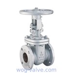 Manual Operated Flexible Solid Wedge Gate Valve Rising Stem Oil And Gas Medium