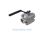Full Bore forged Floating Ball Valve 3pc Socket Weld Ball Valve A182 F316L