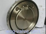 Thin Type Wafer Swing Check Valve Single Plate A105N A182 F304 DN125 Metal Seat